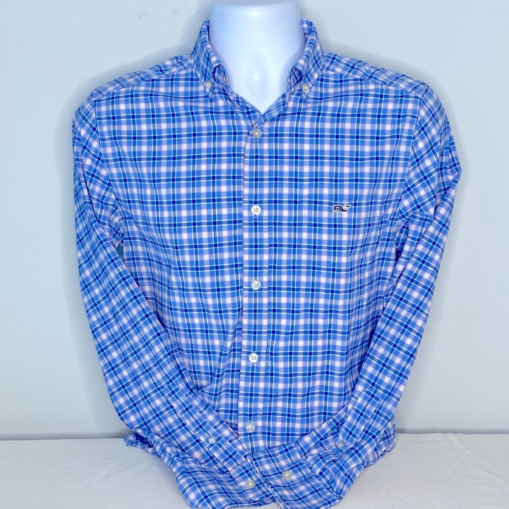 Vineyard Vines Slim Fit Performance Tucker Shirt Size Men’s XS